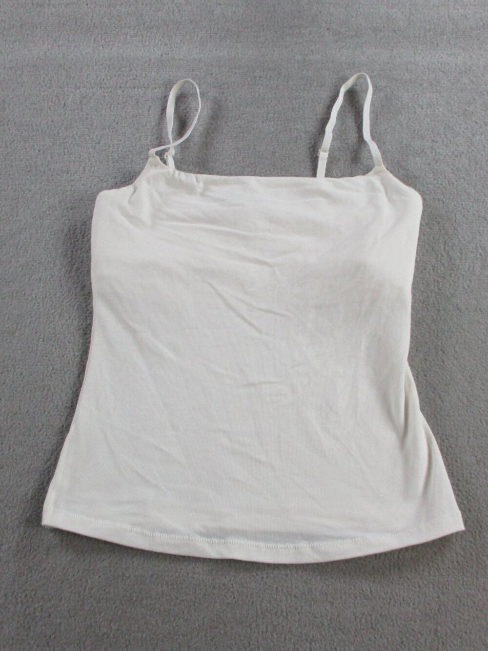 SKIMS Cotton Jersey Cami Tank Womens Small Marble Cream Light Support Top EUC - Picture 2 of 9